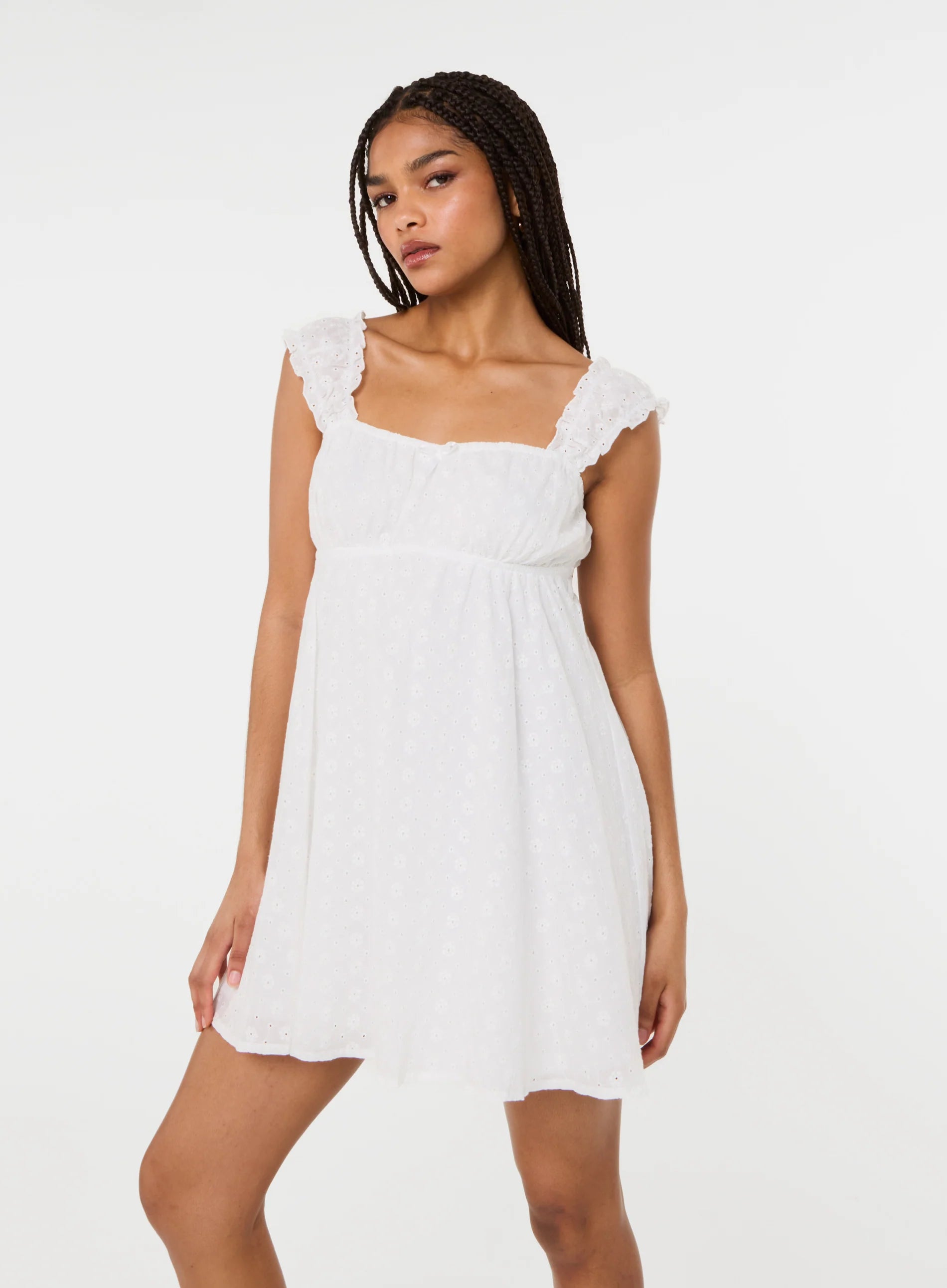 Babydoll Broderie Dress