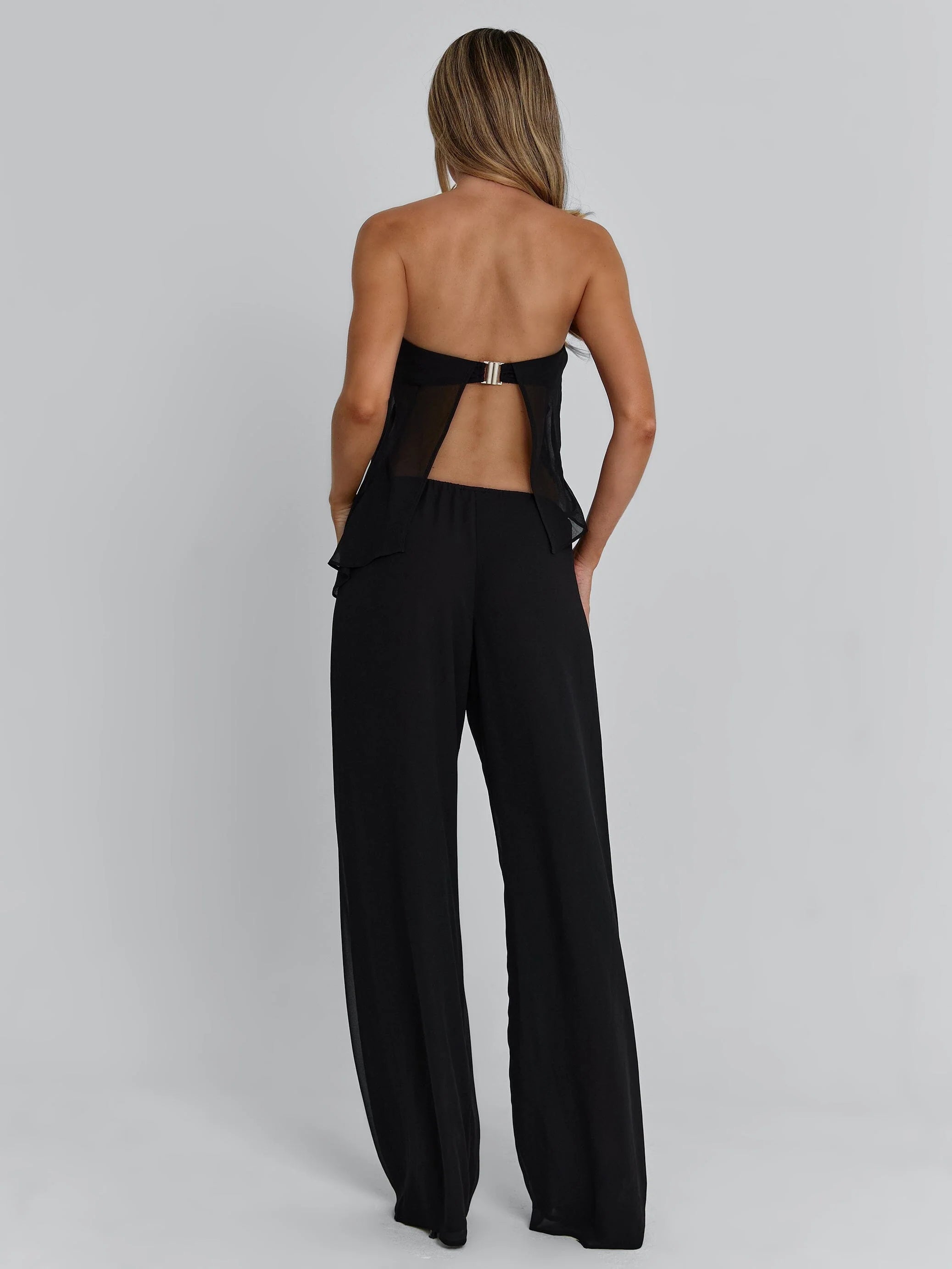 CLOVELLY TOP BLACK