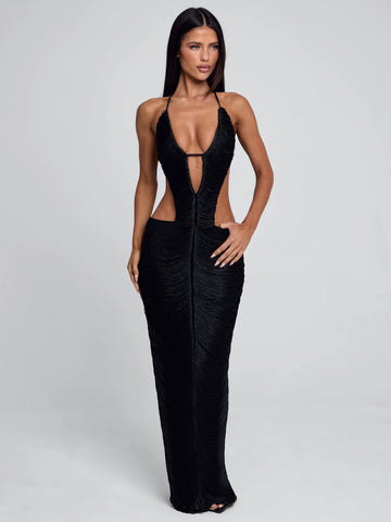 MAREN MAXI DRESS BLACK