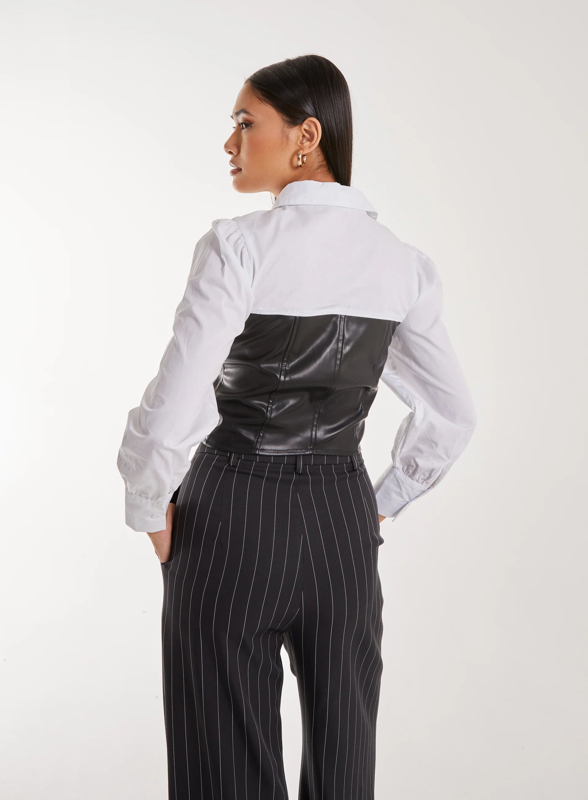 Double Layer Corset Shirt
