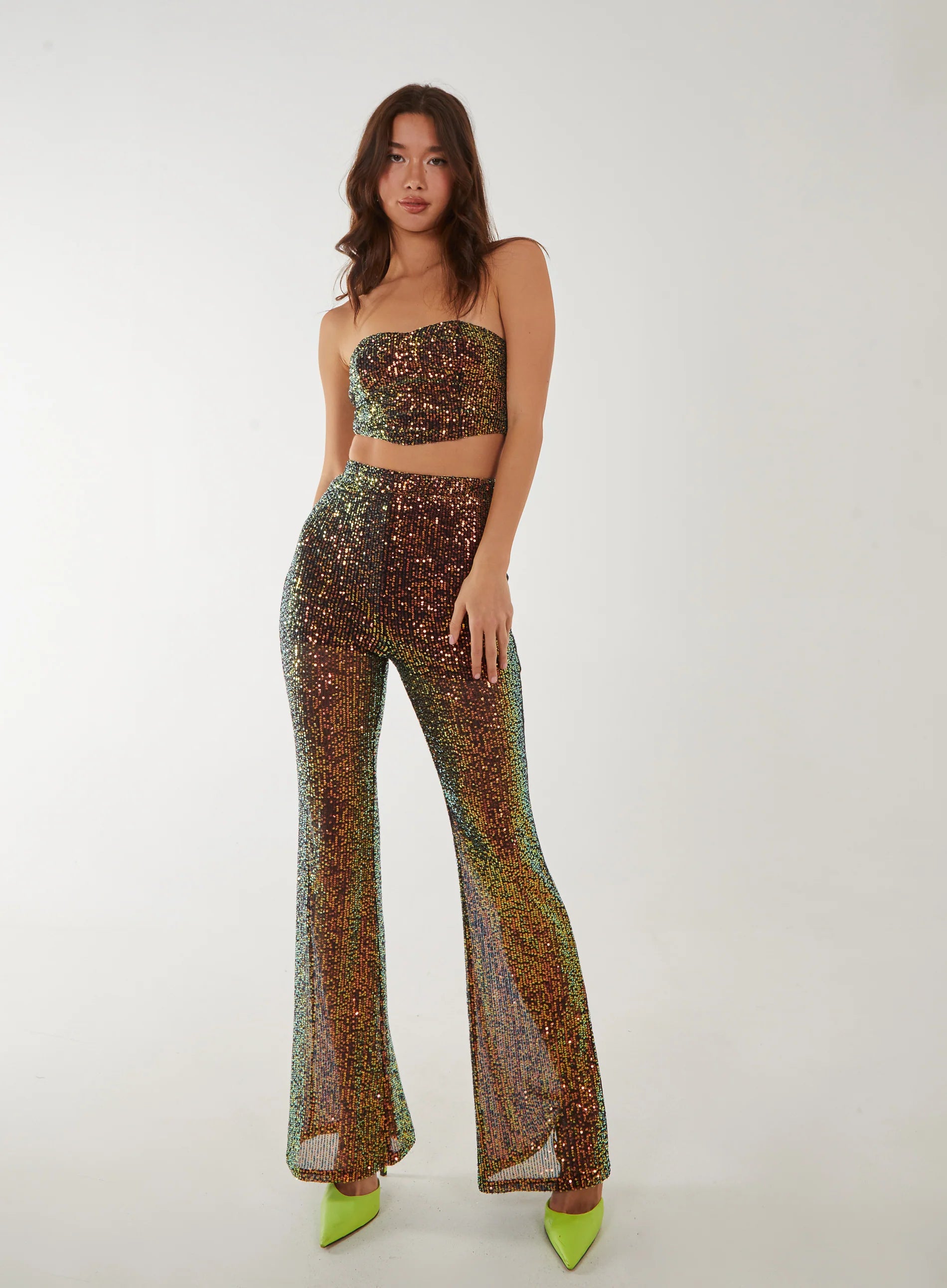 Sequin Corset Top