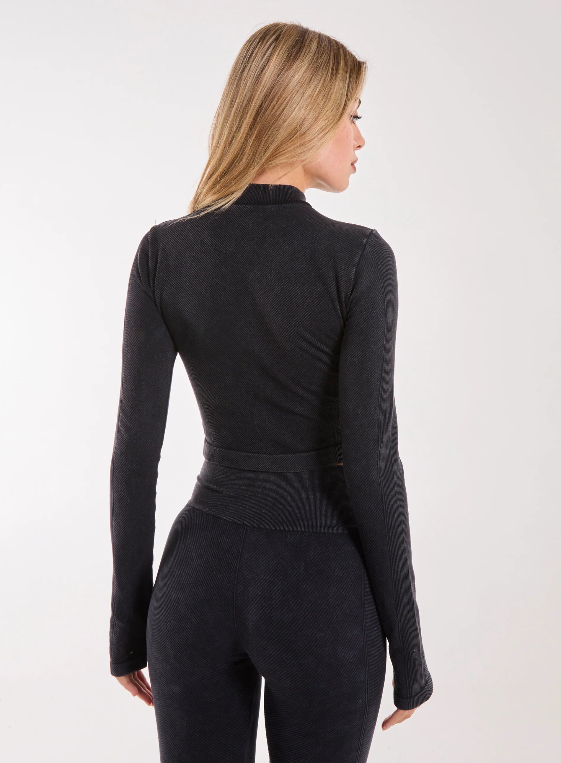 Active Rib Double  Zip Top