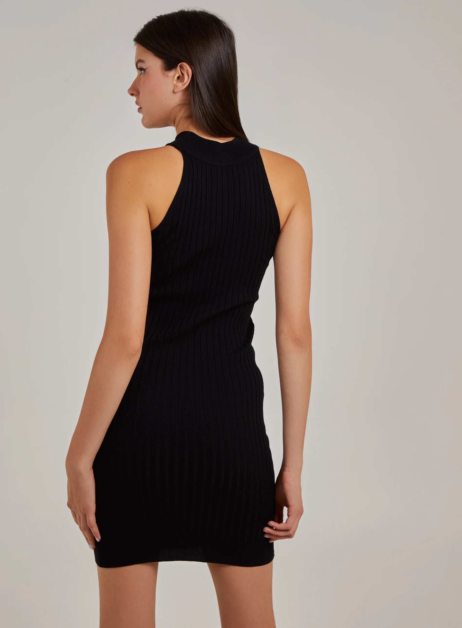Rib Bodycon Midi Dress