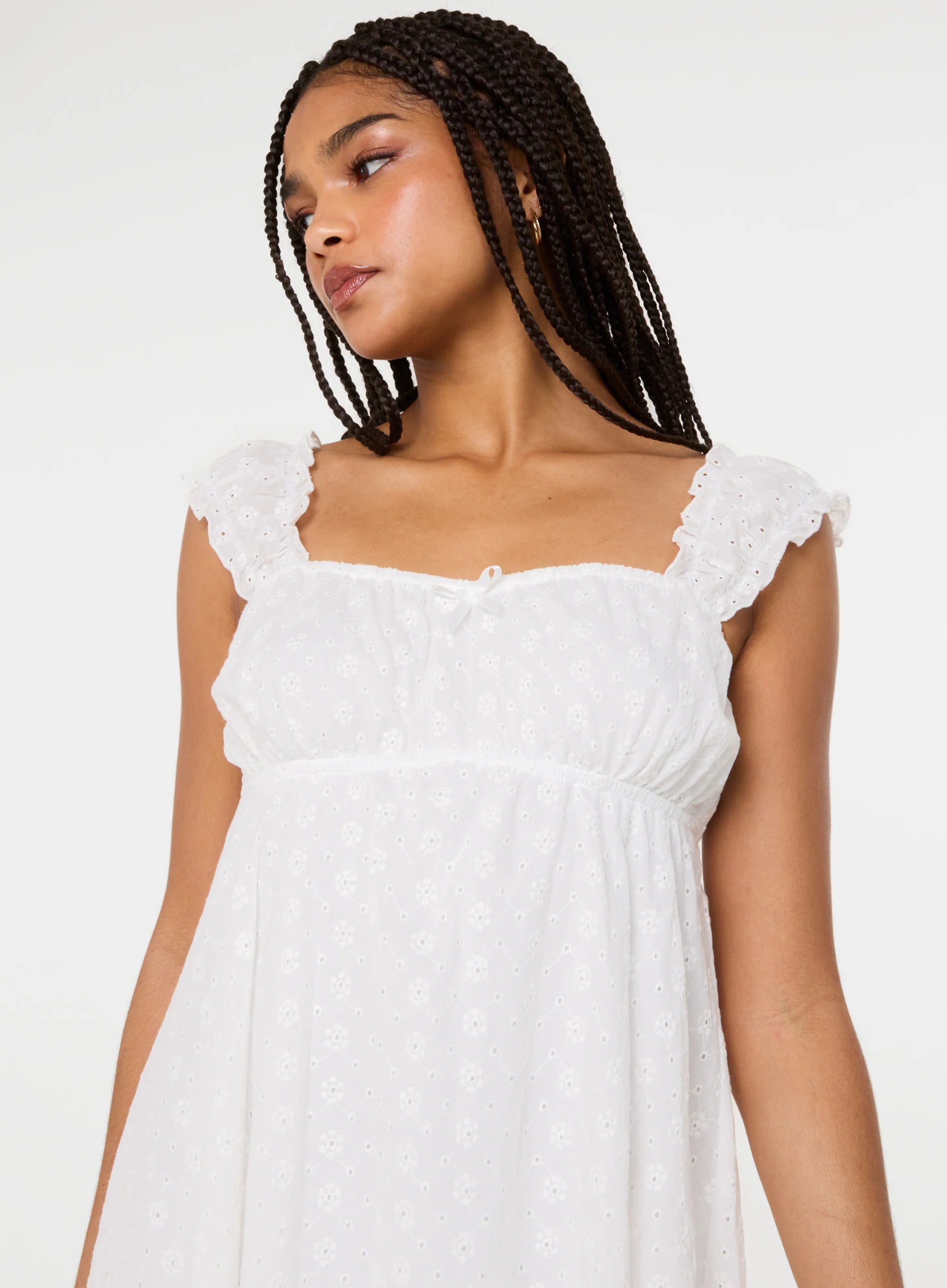 Babydoll Broderie Dress