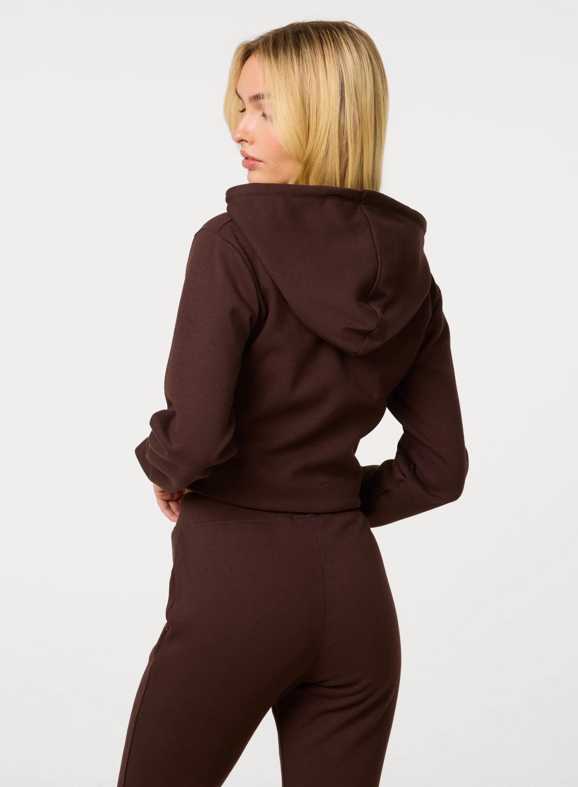 Zip Up Cropped Hoodie