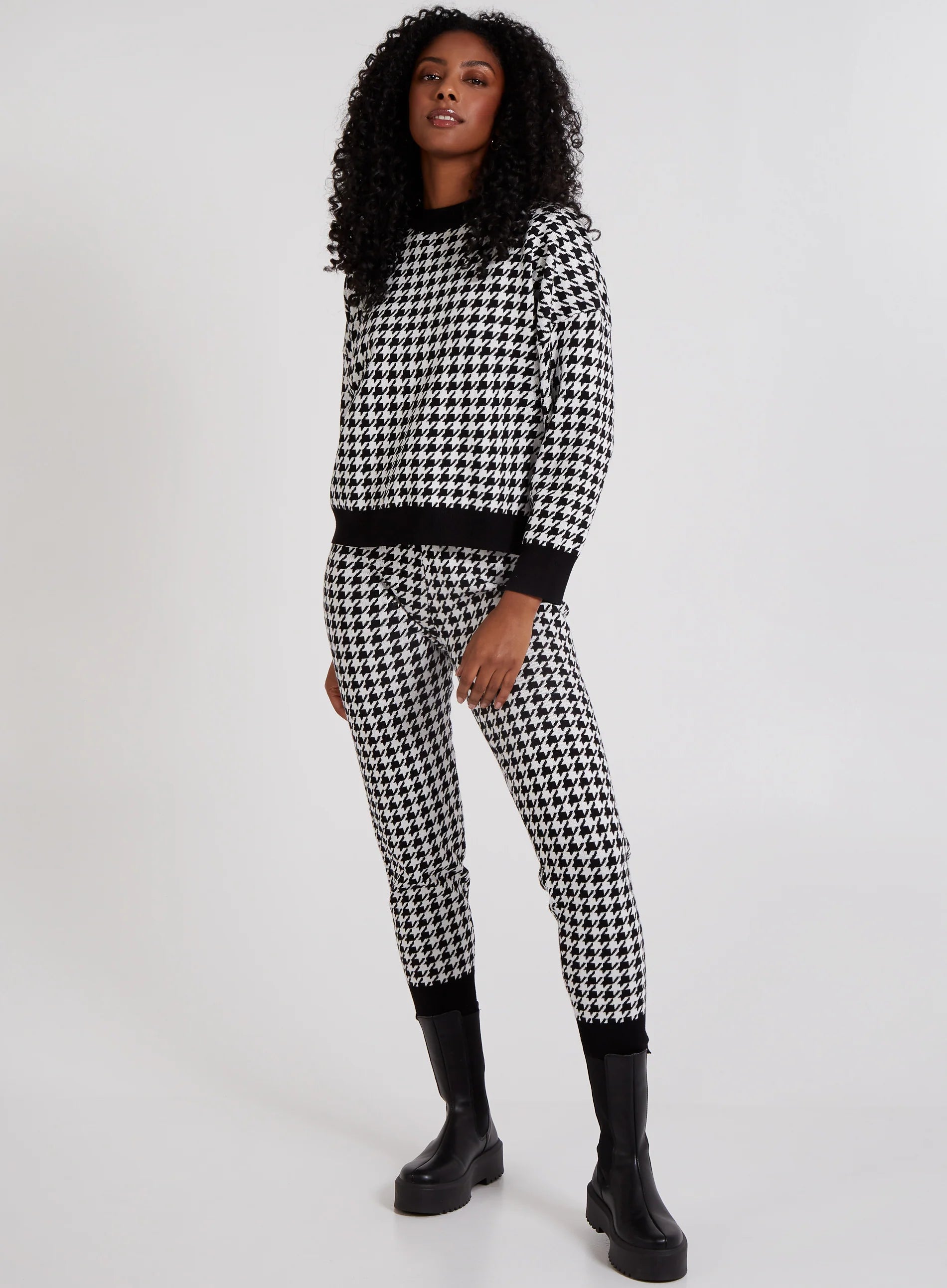 Houndstooth Jumper